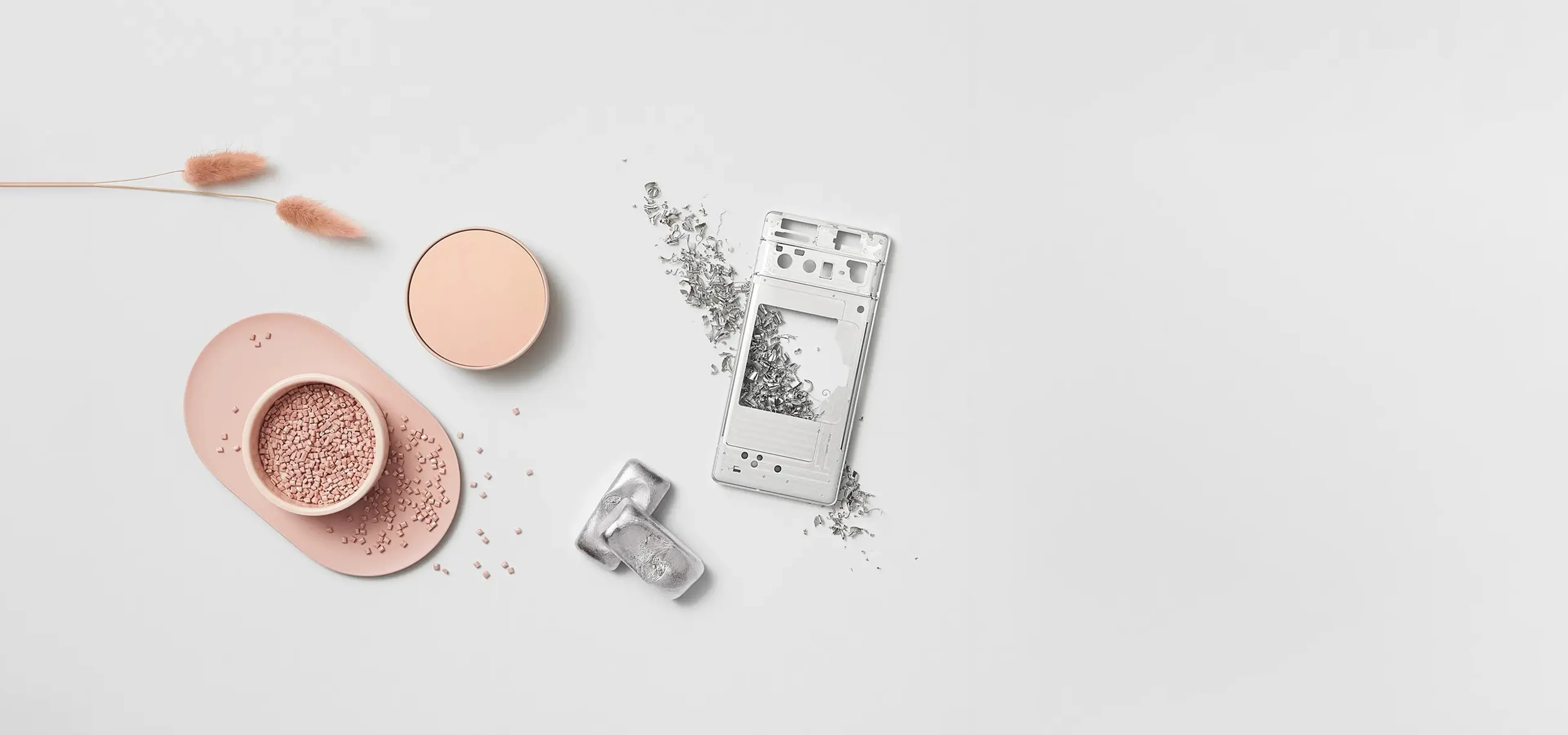 Google phone showing material components featured by Rodd