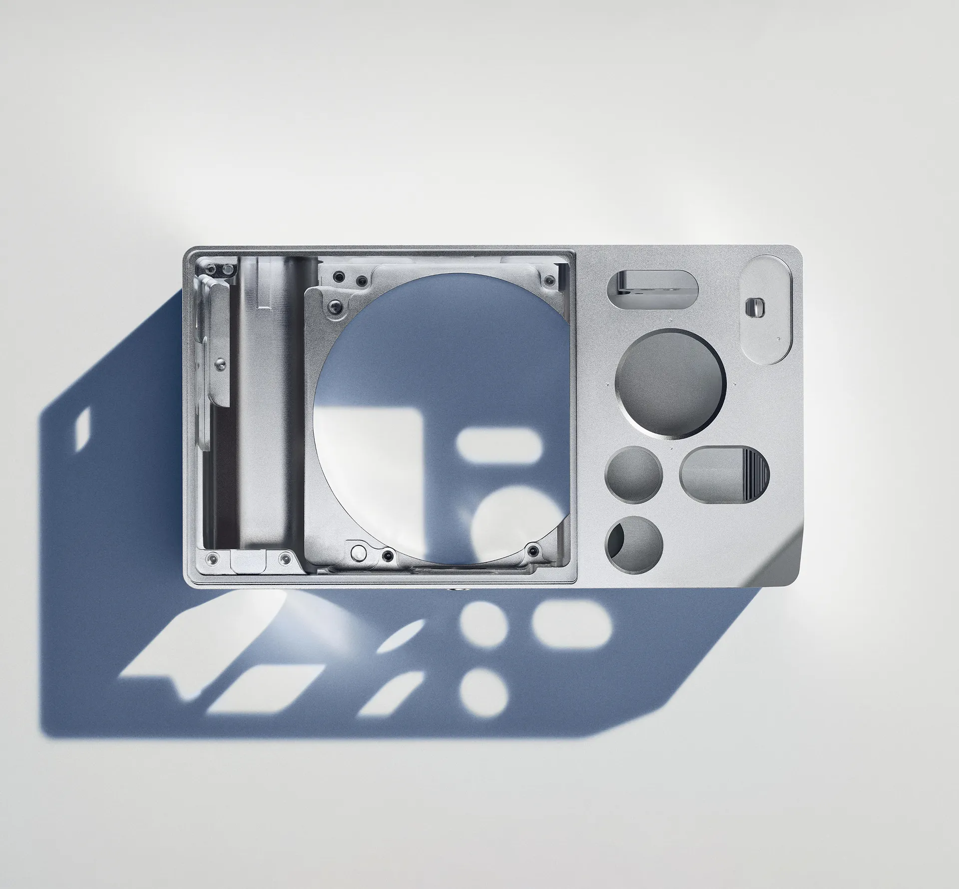 Machined internal of a camera